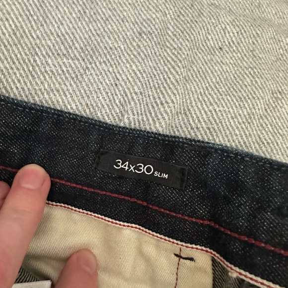 Banana republic Premuim Denim Jeans 34x30 slim fit Near New - Picture 2 of 4